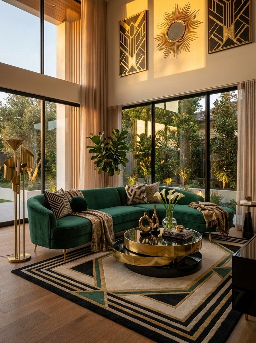 Same room furnished, Art Deco