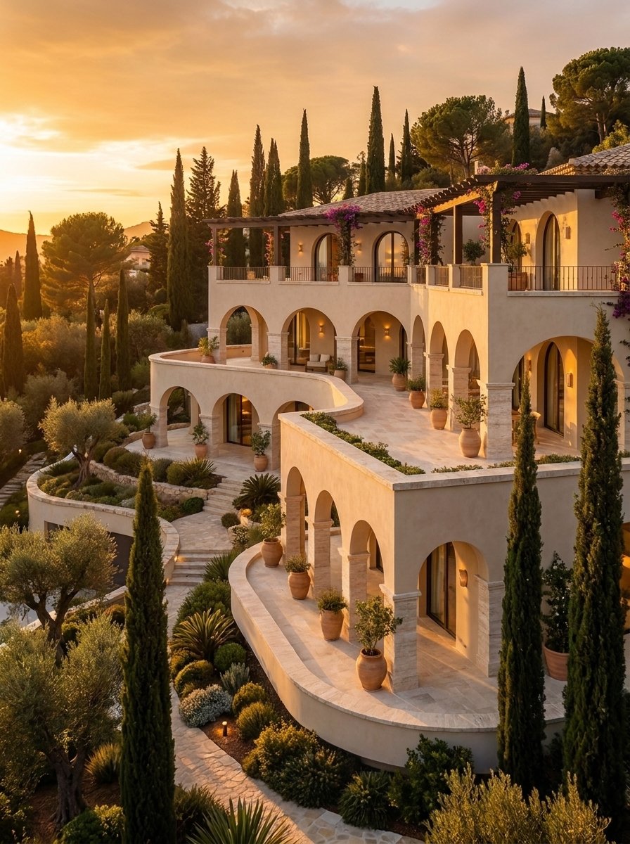Same site, Mediterranean design