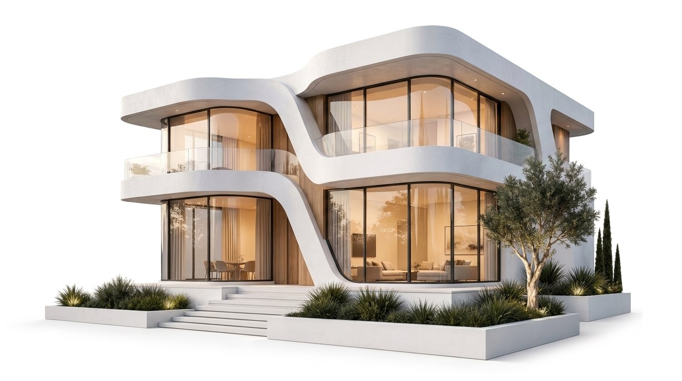 Curved parametric redesign